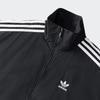 adidas Оригинальная мужская куртка Firebird Woven Stand Collar Retro Fashion Loose Versatile Logo Jacket Black KB2466