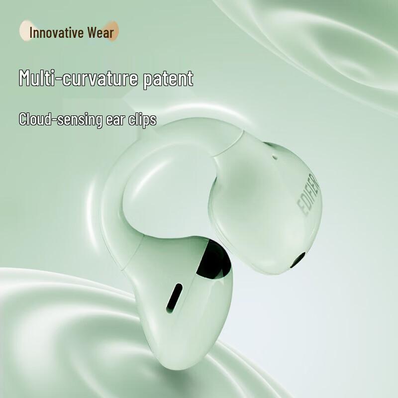 EDIFIER Lolli Clip Open-Ear Wireless Earbuds with ANC