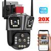 LS VISION 20MP 10K WiFi IP-камера 20X Zoom с пятью объективами Уличная беспроводная камера безопасности Умный дом PTZ-камера видеонаблюдения 4K WiFi Камеры наблюдения