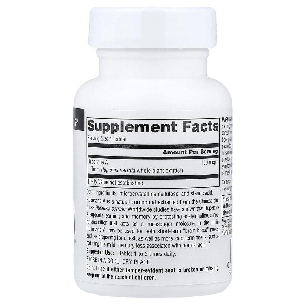 Huperzine A, 100Mcg, 120 Tablets