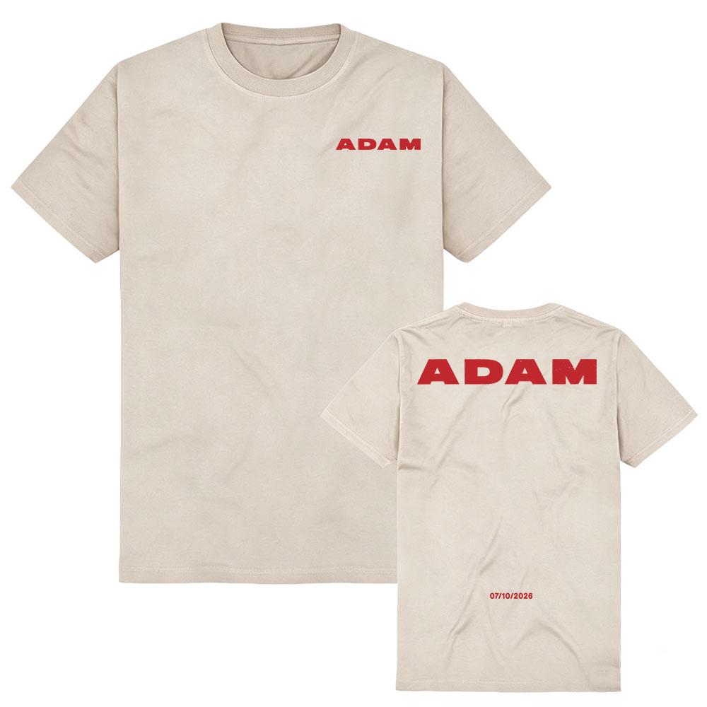 Women Clothing AdamLambert  Adam Album T-shirt Graphic Print Merch Cotton Summer Casual Fashion O-neck Tshirts Short Sleeve Tees