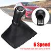 6 Speed Gear Knob Shift Stick Gaiter for Vauxhall Opel Astra Corsa D Zafira B 05-10