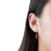Elegant Earrings for Women Crystal Silver Earrings Women's Korean-Style Natural Manao Ear Rings Sweet All-Matching Earrings