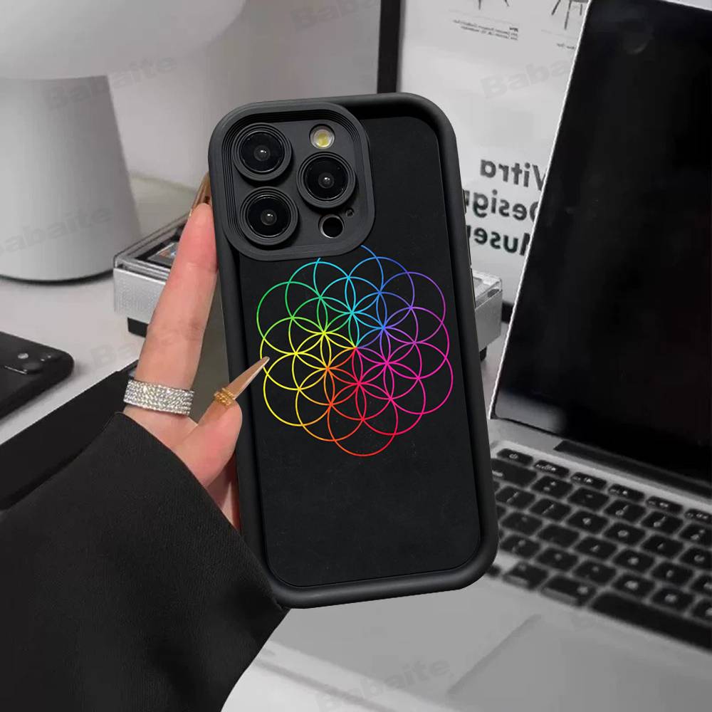 Музыка Луны Группа Coldplay Для IPhone 17 15 13 12 11 14 Pro Max X XR XS 16 Plus Ударопрочный Конфетный Задний Чехол