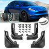Mudflaps Mud Flaps Splash Guards Mudguards Front Rear Fender Protector for Tesla Model Y  Model 3 Model3 2016-2023