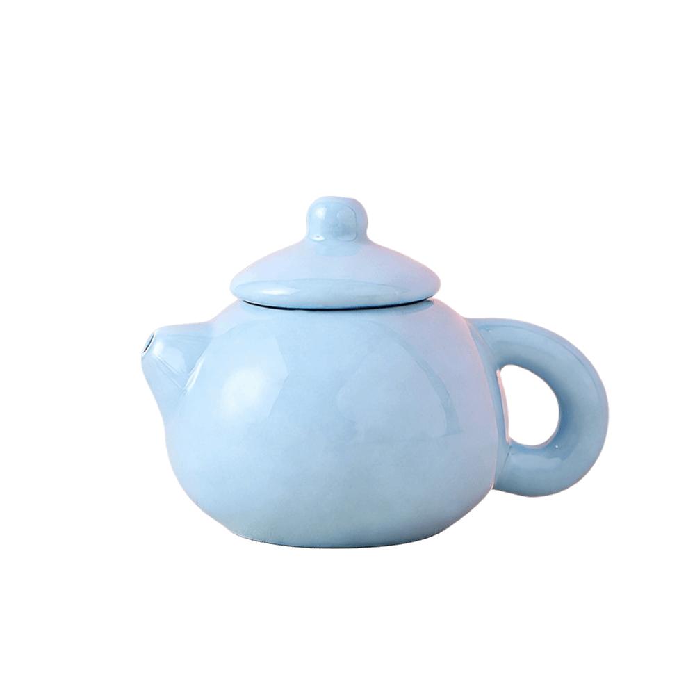 Chinese Style Flower Porcelain Teapot Exquisite Milk Tea Lid Accessories Restaurant