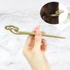 Retro Chinese Style Hairpins Women Wooden Lucky Clouds Hair Sticks Ethnic Antiquity Hair Clip Pin Girls Hair Accessories Jewelry