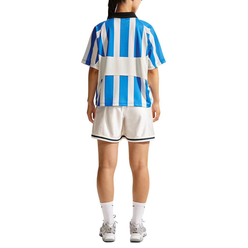 Nike Спортивный полосатый пуловер с коротким рукавом реглан женский tops IO0914-435