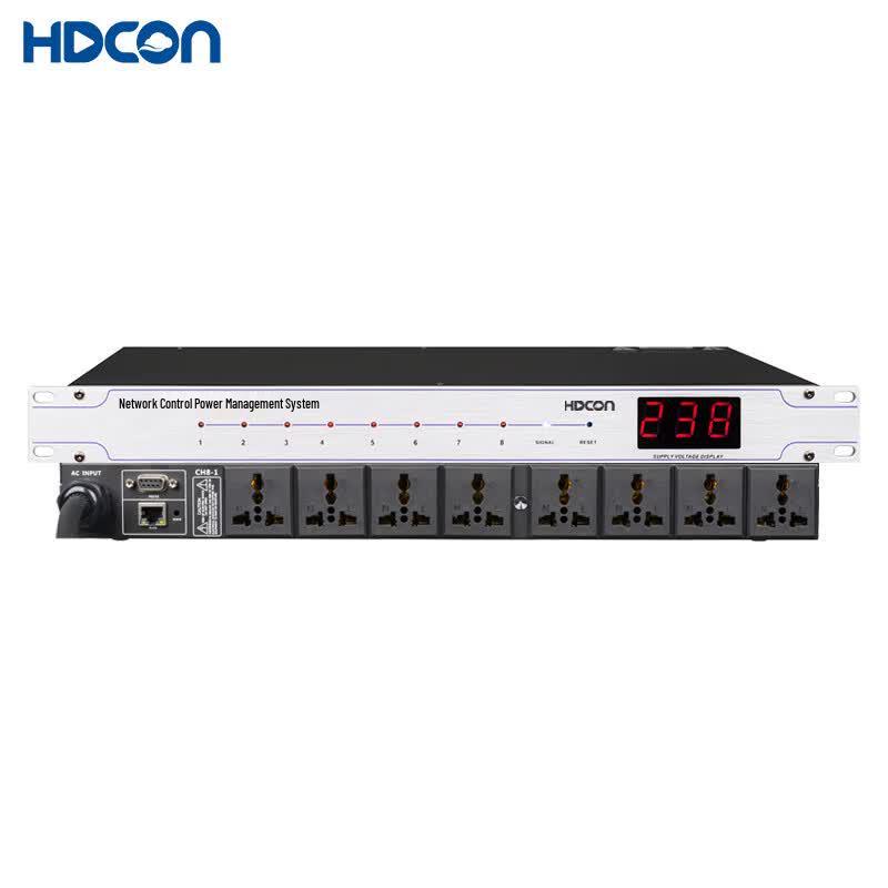 Сетевой последователь питания HDCON HT-DY500 на 8 каналов (Китайская версия)