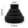 Hair Diffuser Attachment for Hair Dryer Travel Collapsible Portable Diffuser for Curly Hair Women Airflow Attachment Salon Home Use with Nozzle 4-5cm