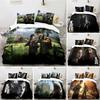 3D Печать The Last Of Us Пододеяльник Игровая Наволочка Комплект Постельного Белья Двуспальный Полуторный Полный Евро Кинг Взрослый Детский Постельное Белье Чехол для Одеяла