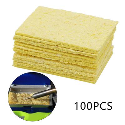 100 шт. Губки для паяльника, чистящие подушечки