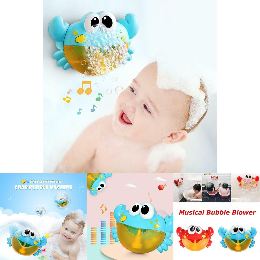Premium Quality Crab Bubble Maker And Music Toy For Baby Bath Time Entertainment