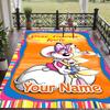 Custom Text Printed Rug Diddl Non Slip Floor Carpet For Home Room Decor
