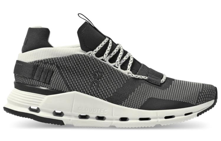 On Running Cloudnova Black White Women's 26.99677