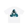 Palace Ss25 Футболка Tri-Vex Классический Большой Треугольный 3D Принт Короткий Рукав Унисекс Футболка P28TS111