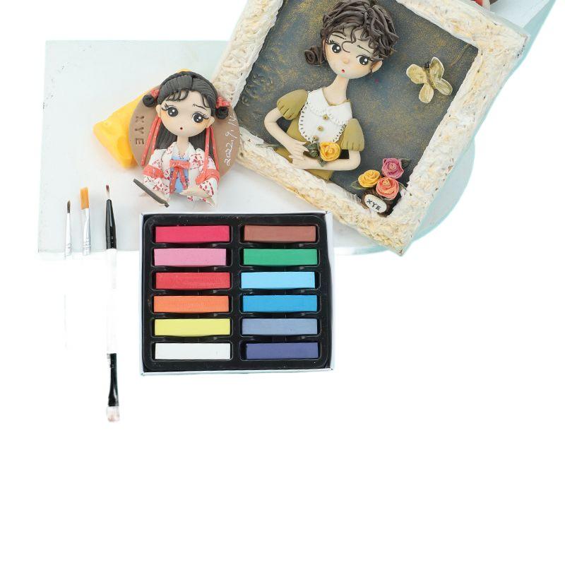 BJD Специальный глиняный порошковый цветной пигмент для росписи кукол