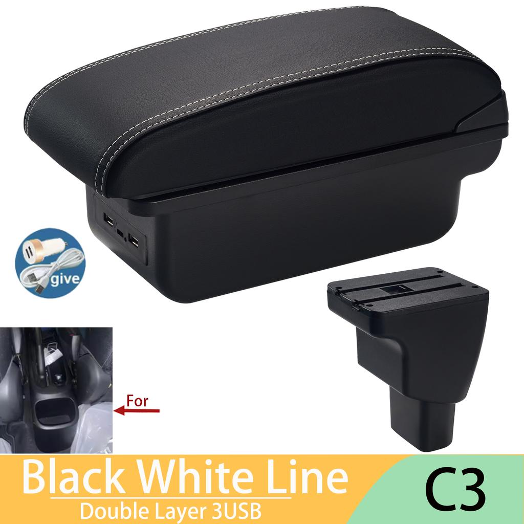 For Hyundai I10 Armrest For Hyundai I10 Car Armrest box Interior Parts details Retrofit parts Storage box Car Accessories USB