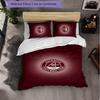 Aberdeen FC Themed Bedding 3Pcs Duvet Cover Set Decorative Bed Linen For Teen Room Home Decoration