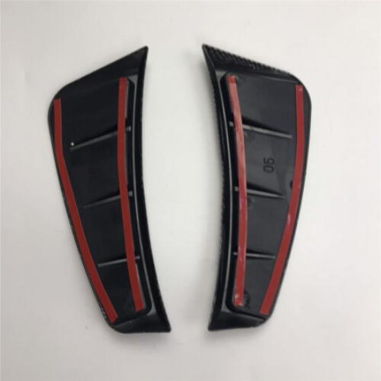 Universal Car Side Fender Wheel Arch Eyebrow Cover Protector Sticker Gloss Black