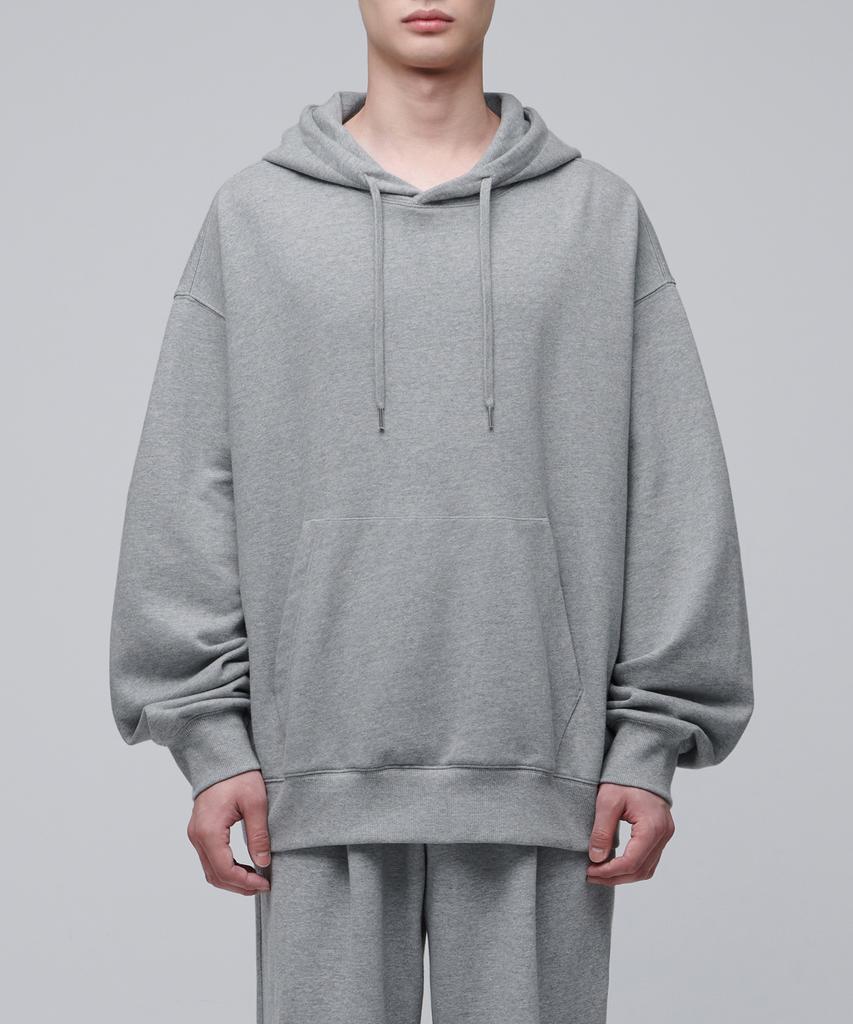 Свитшот с капюшоном Extra Oversized [Средне-серый]