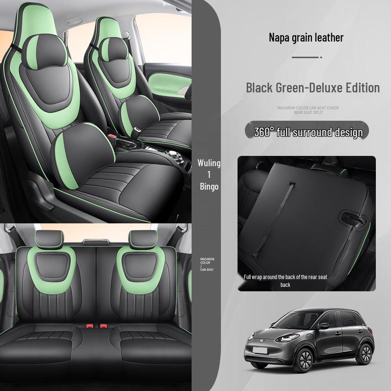 All-Season Wuling Bingo Seat Cover: Full Coverage Universal Car Cushion