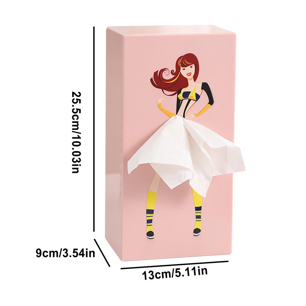 Cube Tissue Box Cover Creative Tissue Box Holder with Lid for Bathroom Multifunctional Interesting Napkin Holder with Stylish