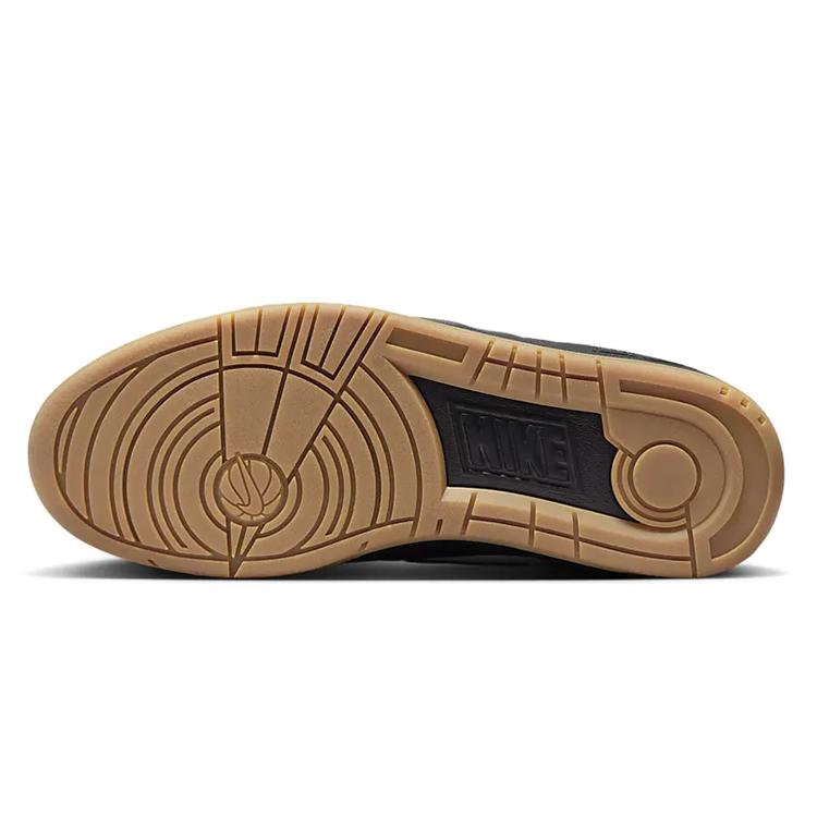 Nike Full Force Серые Теневые Нескользящие и Дышащие Низкие Кеды для Скейтборда Мужские Белые Черные HJ7262-100(Team366-)