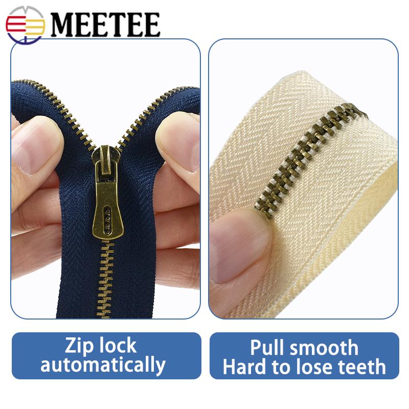 1-10 шт. 15-30 см №5 Металлические молнии с закрытым концом Автоматические молнии для карманов Джинсов Рюкзака DIY Швейные аксессуары для одежды