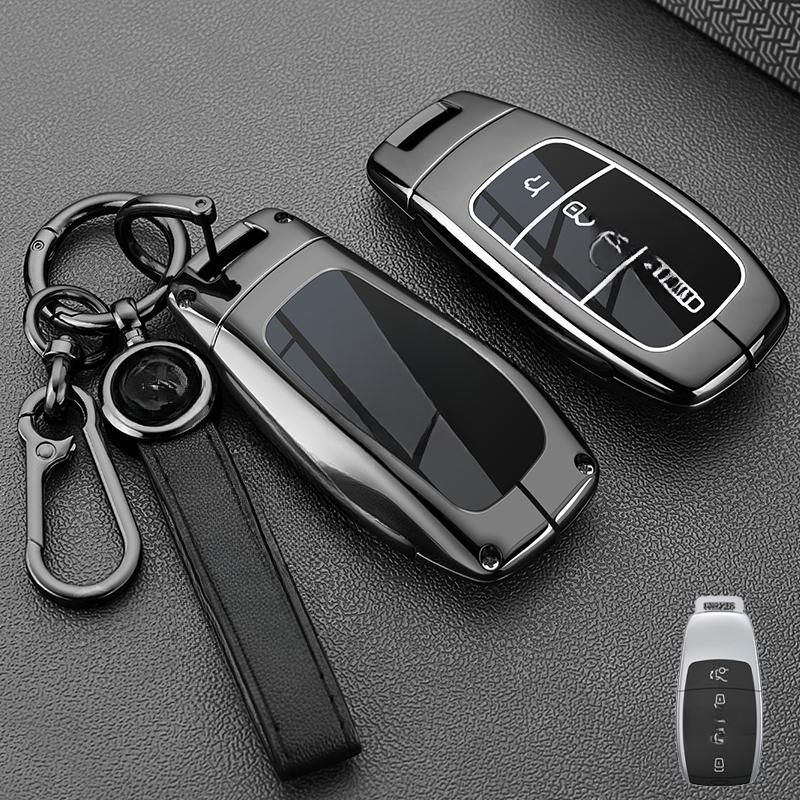 Чехол-оболочка для корпуса автомобильного ключа для Mercedes Benz C E S Класса GLC W206 W223 W214 E300 C260 C300 S450 S500 S400 Аксессуары для брелока