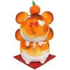 Sanei Boeki Hamtaro Zodiac Hamtaro Tiger Ham Mitarashi Kagami Mochi Plush Toy, Height 12.5cm