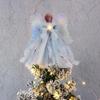 Acrylic Decoration Festive Xmas Angel Pendant Topper Christmas Tree Angel Fairy