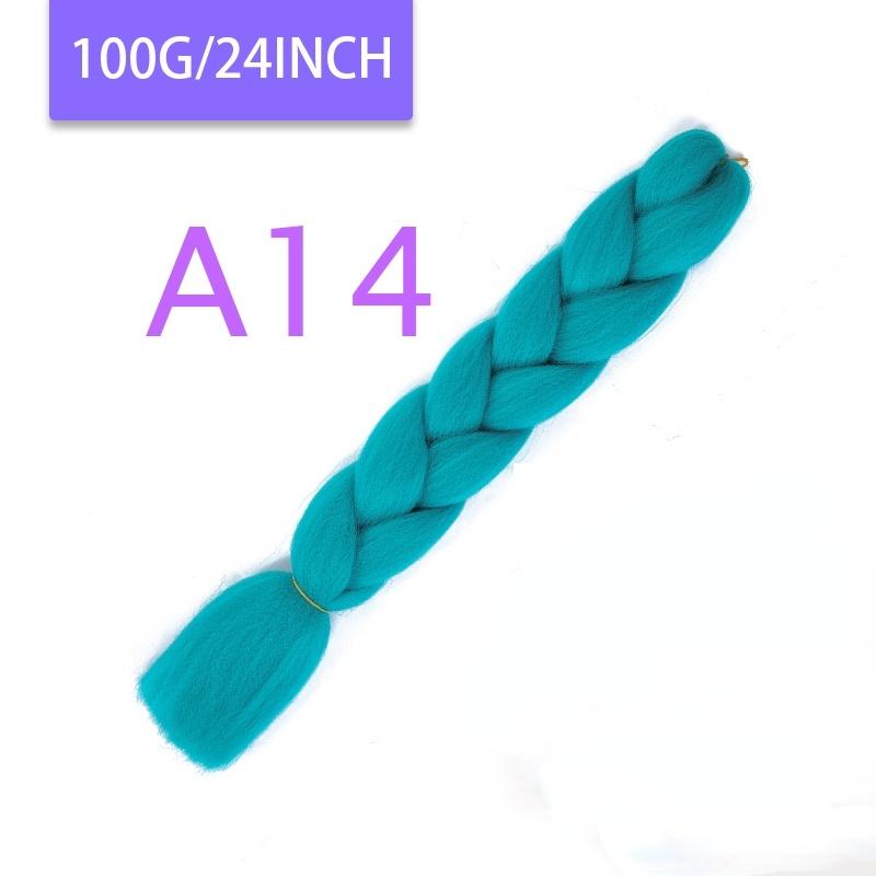 MISQUEEN Yaki Soft Hair Ombre Crochet Braiding Hair Extension For Braid 24 Inch Pink Synthetic Crochet Hair Jumbo Braid Hair