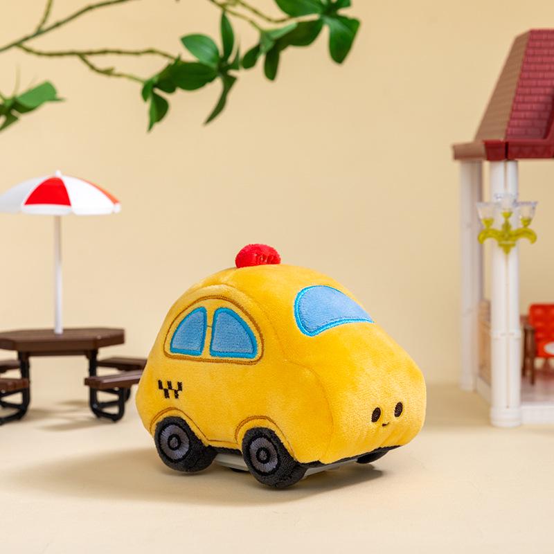 Original Cute 3D Cartoon Plush Roller Skating Car Toy - Mini Doll Figure Gift for Children