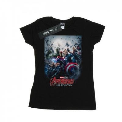 Футболка хлопковая женская/женская Marvel Studios Avengers Age Of Ultron Poster