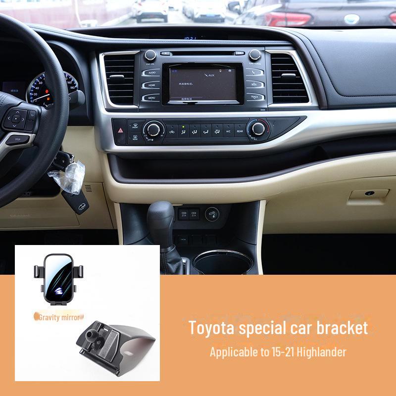 «Автомобильный держатель телефона для Toyota Camry, Corolla, Ralink, RAV4, Rongfang — горизонтальный экран, бесшумная конструкция»