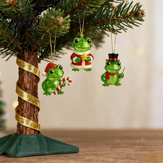 Festive Party Favors for Friends Faux Crystal Frog Advent Calendar 2026, 24 Days Christmas Countdown with Hanging Pendant Bedroom Decor Animal