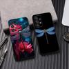 Чехол для телефона с рисунком стрекозы для Samsung Galaxy A13, A21s, A22, A31, A32, A52, A53, A71, A80, A91, мягкий черный