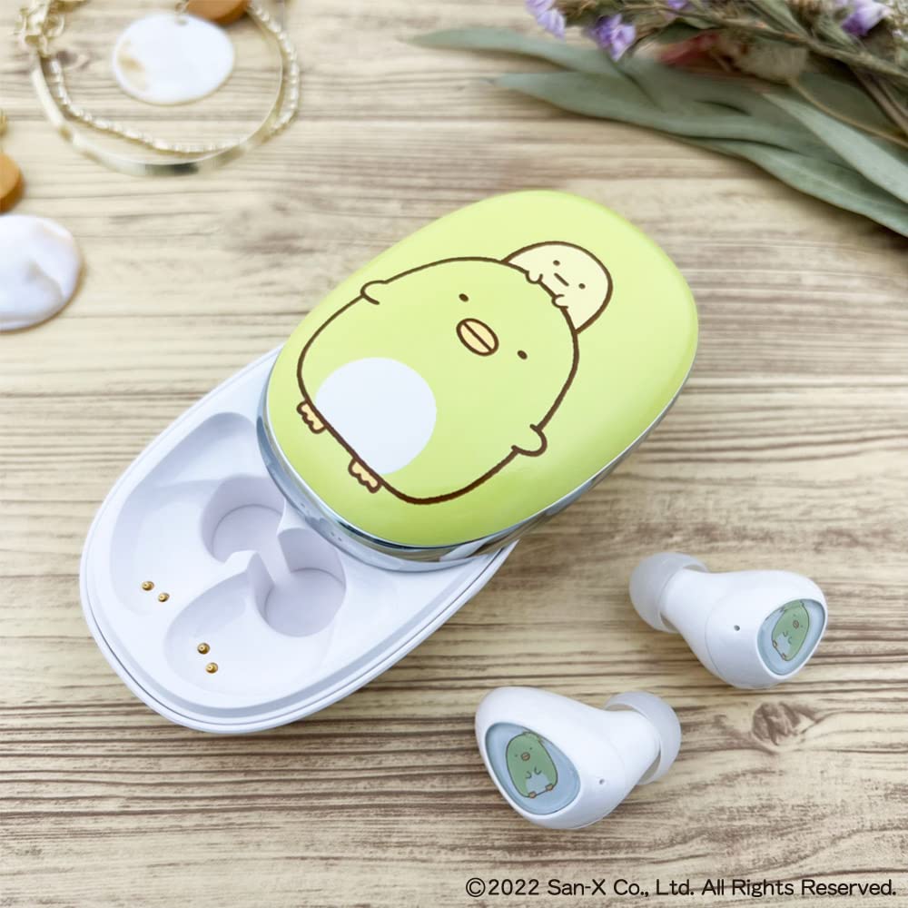 Tama Electric Sumikko Gurashi SX-BS69W-P Penguin? True Wireless Earbuds, Bluetooth 5.0, Mic