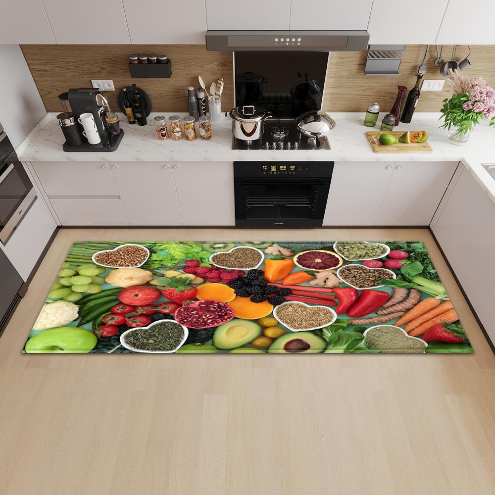 Придверный коврик, ковер для кухни, спальни, нескользящий пол, балкон, коридор, длинный ковер, прикроватный коврик для гостиной