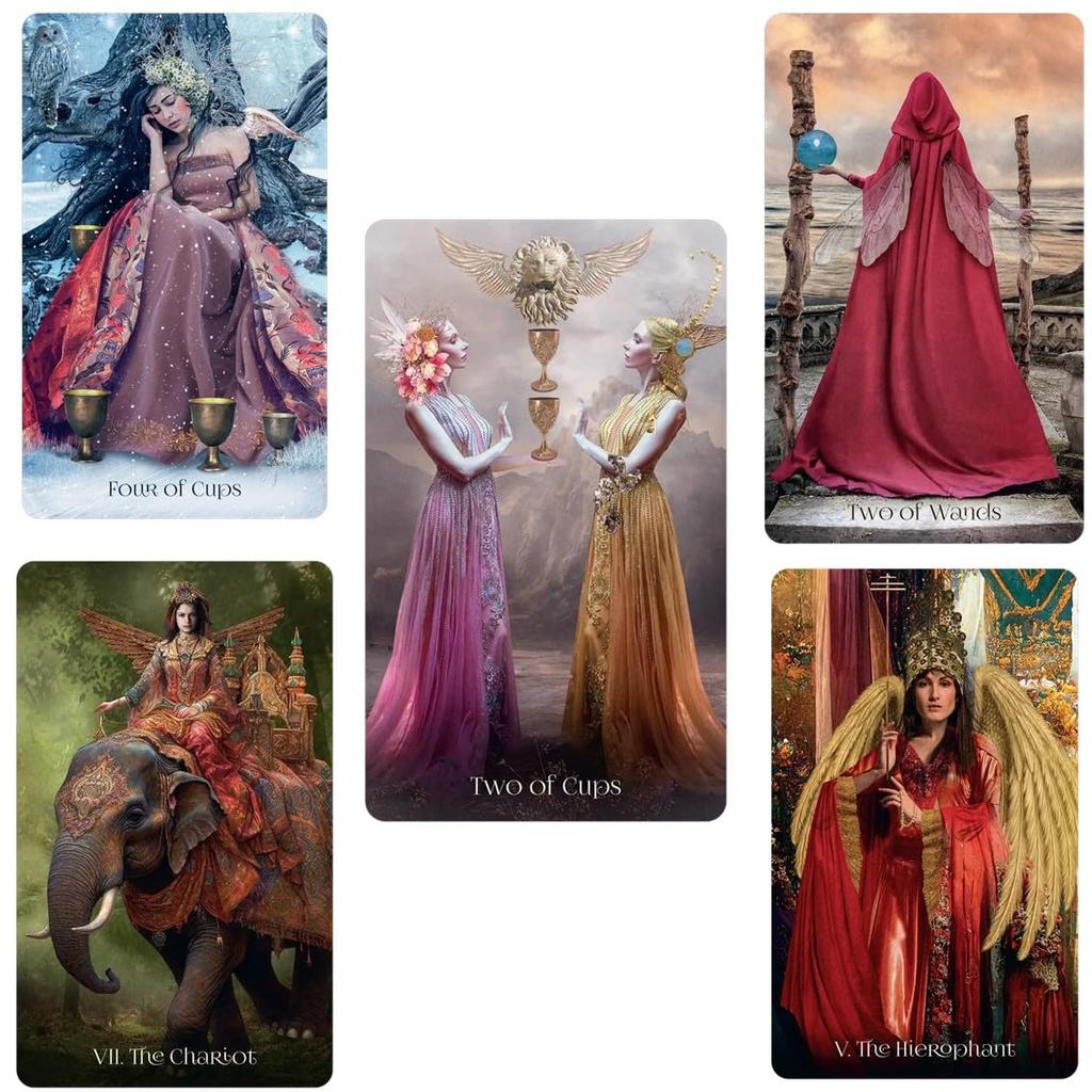 Kancharo Tarot Card Set Women Had Wings Tarot Includes Japanese Tarot Card Instructions Pouch 78-Card [When Deck] & (Authentic)