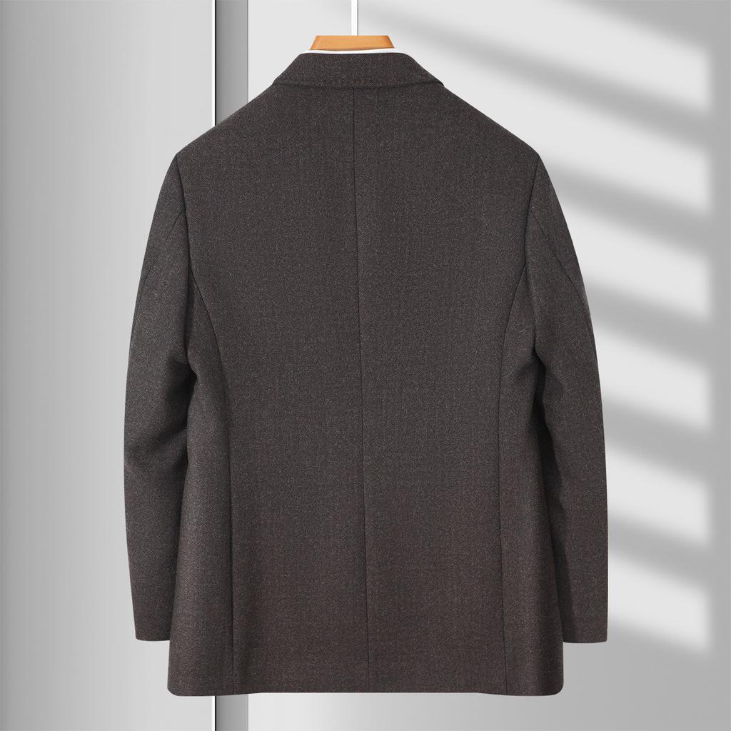 [Light luxury old money style] Autumn and winter cotton padded thick warm men's high-end wool woolen coat temperament jacket