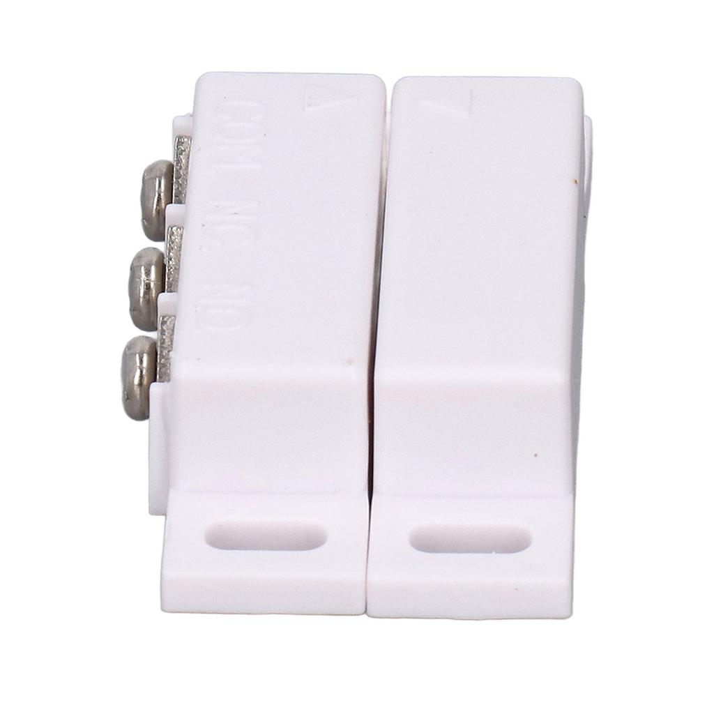 2 Sets Magnetic Reed Switch NO NC Wired Surface Mounted Magnetic Contact Switch for Door Window