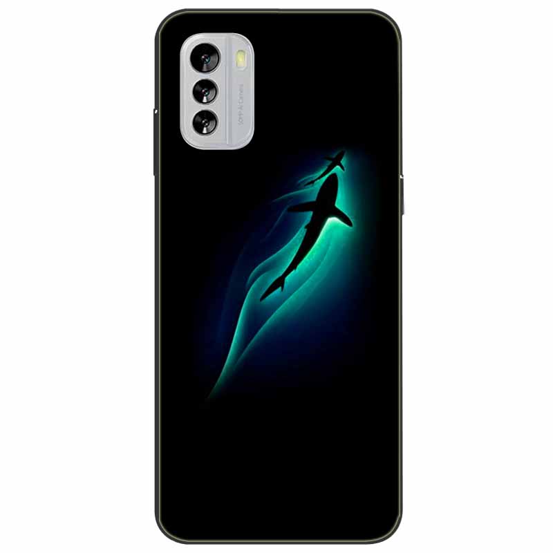 Чехол для Nokia G21 G11 Capa Силиконовый Крутые Коты Тигр TPU Бампер Защита Мягкие Черные Чехлы для Nokia G 11 NokiaG21 G 21 Модный