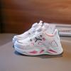 Супер износостойкие кроссовки для девочек, весенне-осенние новые кожаные туфли для папы с вращающейся поверхностью и пуговицами