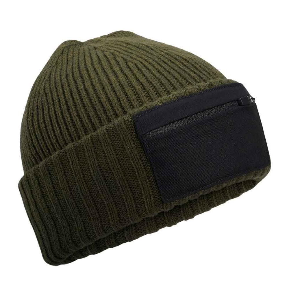 Beechfield Unisex Adult Zip Patch Beanie