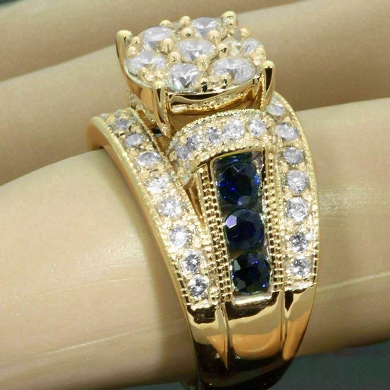 High-End Luxury Banquet Shiny Ring Women, Fashionable Dress With Ring, Popular Light Luxury Jewelry