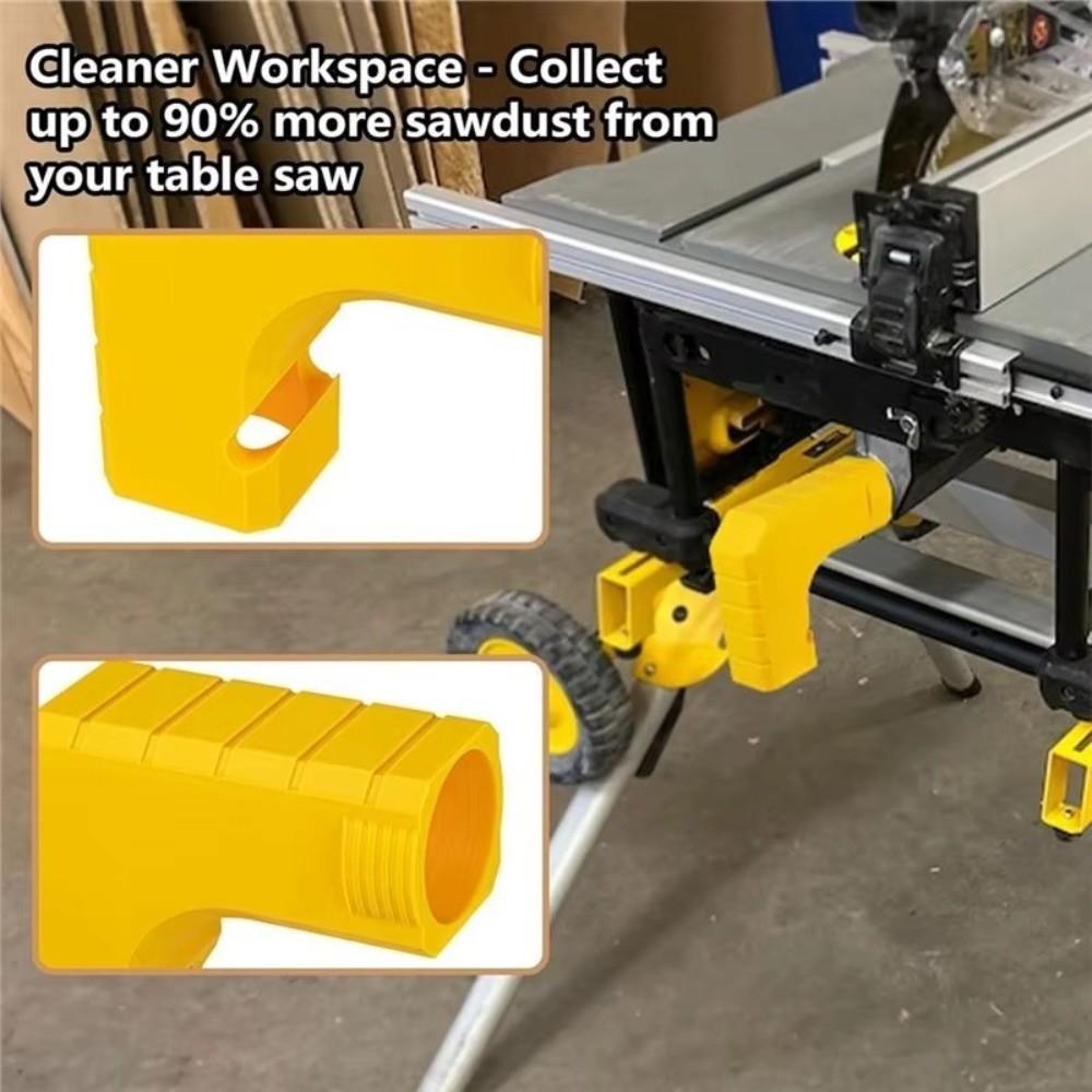 Tool-Free Installation Table Saw Dust Extraction Adapter Dust Removal Tool for DWE7485