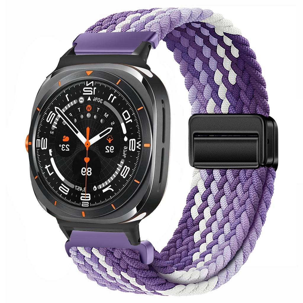 Для Samsung Galaxy Watch 7 Ultra Ремешок 47 мм Аксессуары Магнитный Плетеный нейлоновый спортивный Браслет Correa Galaxy Watch 7 Ultra Ремешок