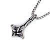 New Hammer Pendant Viking Hollow Titanium Steel Temperament Necklace